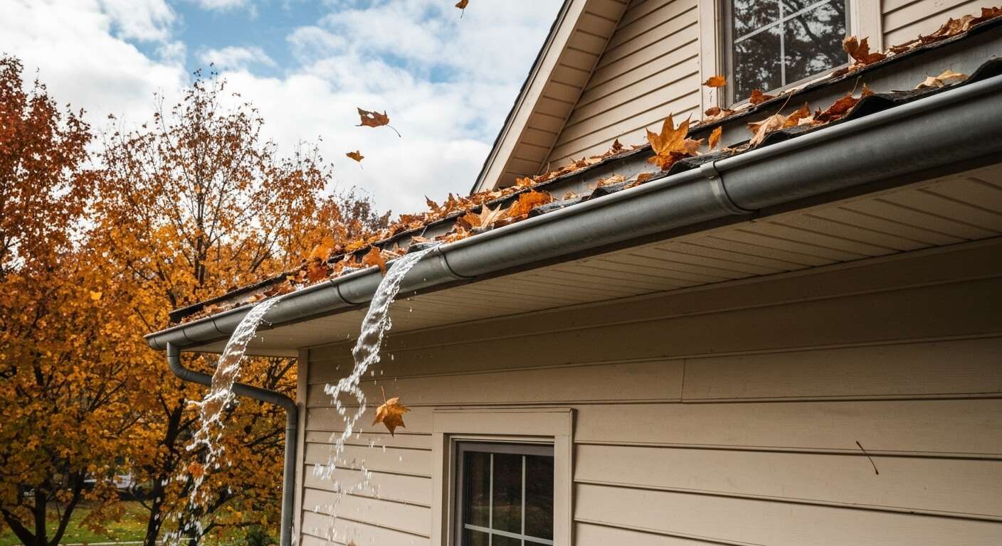 Cette astuce empêche vos gouttières de déborder malgré les chutes de feuilles d’octobre