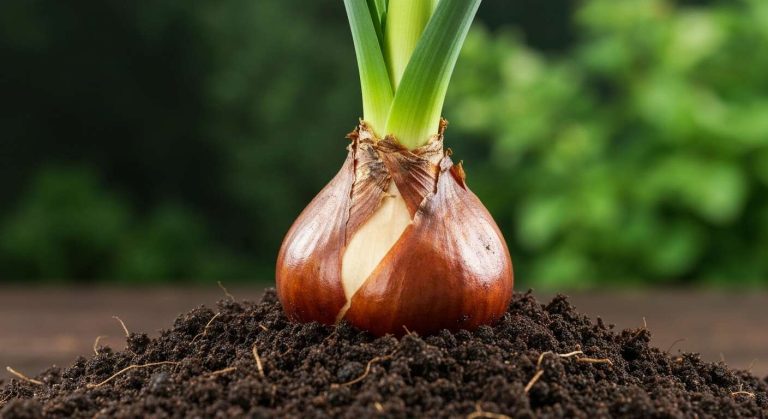 Ce bulbe très particulier se plante à l'envers, et c'est le secret de sa sa floraison exubérante