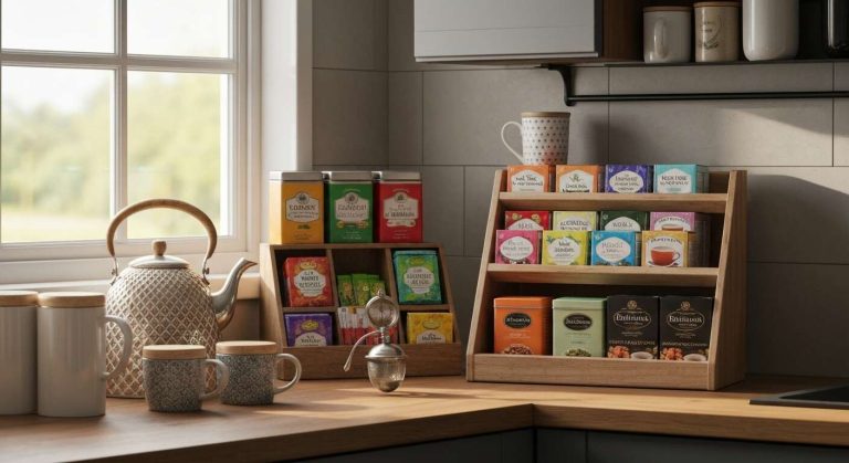 Ce que les accros au thé font pour organiser leurs sachets et boîtes de manière élégante et pratique