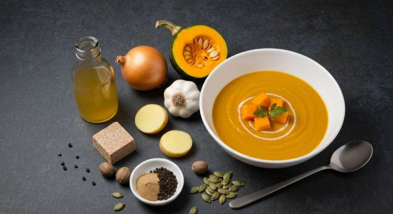 Soupe de potimarron et pommes de terre maison : recette savoureuse