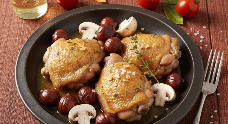 Poulet aux marrons : un plat automnal irrésistible