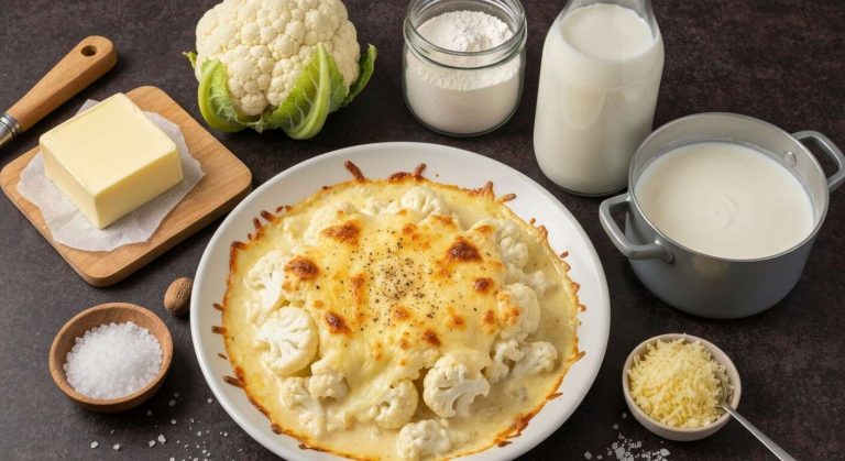 Chou-fleur à la crème : recette facile et onctueuse