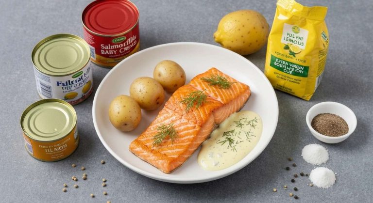 Saumon, pommes de terre et sauce crème citron : une recette savoureuse