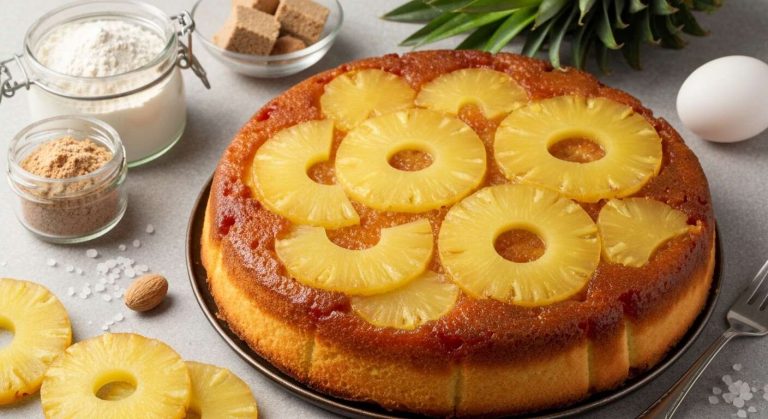 Gâteau à l'ananas facile avec Thermomix