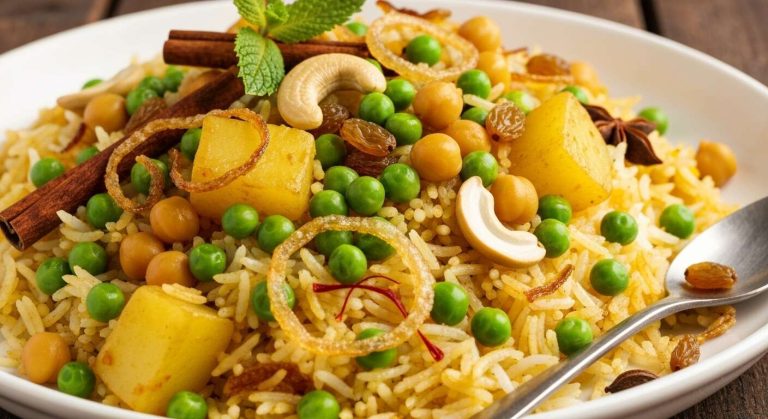 Recette de biryani végétarien savoureux