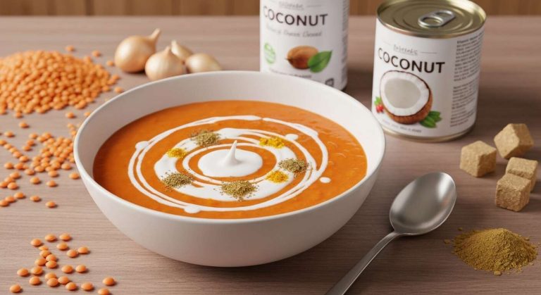Soupe de lentilles corail au Thermomix : recette facile et savoureuse