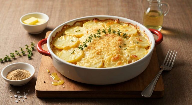 Recette de gratin de pommes de terre au lait