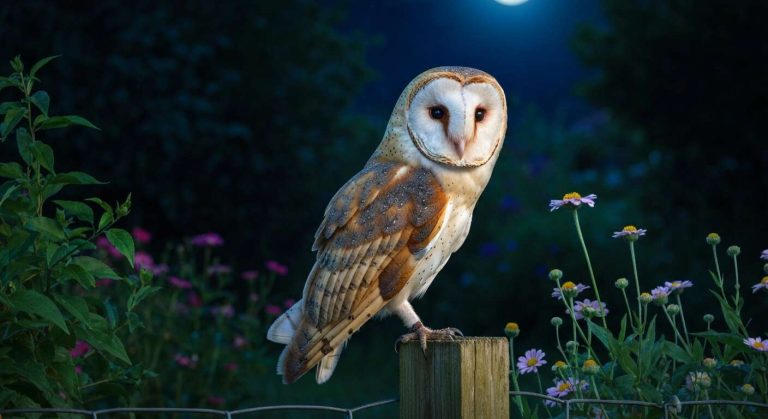 Effraie des clochers : un bel oiseau nocturne au jardin
