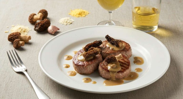 Grenadins de veau : recette à la sauce morilles