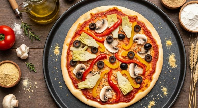 Pizza légère aux légumes : recette gourmande et saine