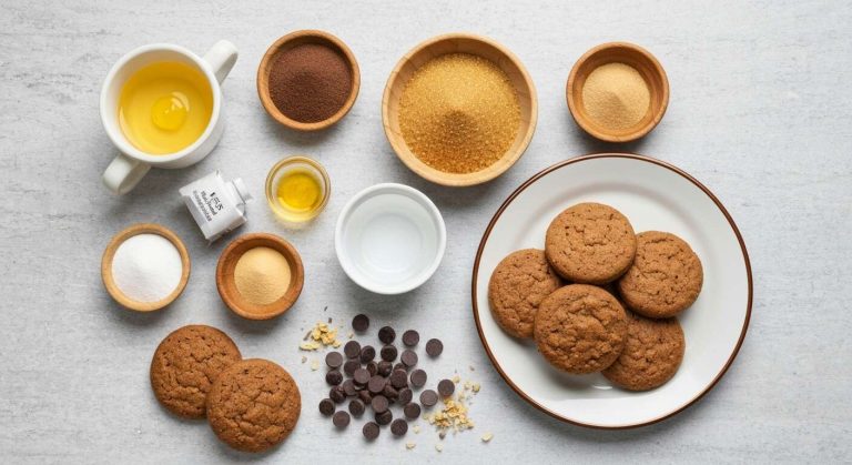 Recette Cookies Chocolat et Sucre Roux