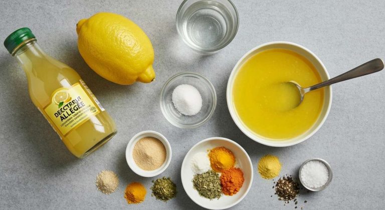Recette de sauce au citron allégée : idéale pour vos plats légers