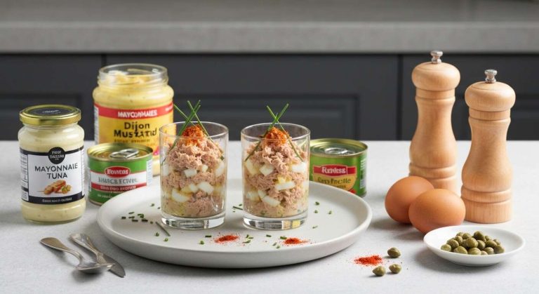 Verrines au thon et aux œufs : recette facile et savoureuse