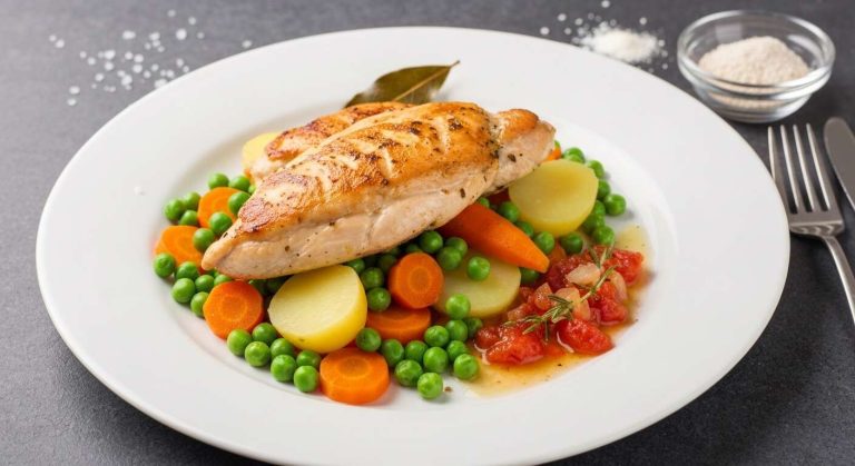 Poulet aux petits légumes : recette savoureuse et facile