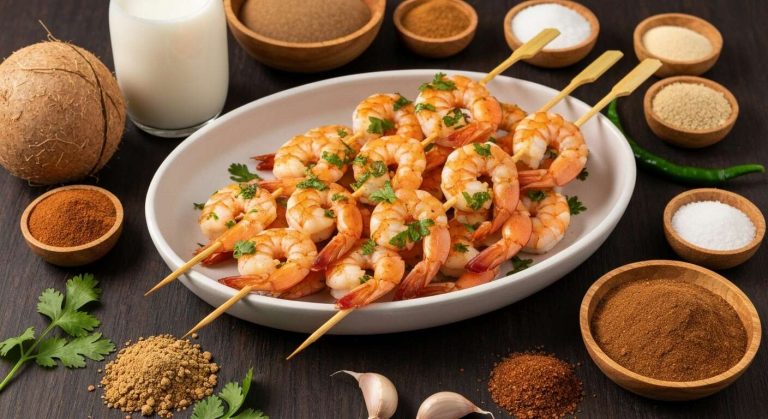 Brochettes de gambas à la thaï : recette savoureuse