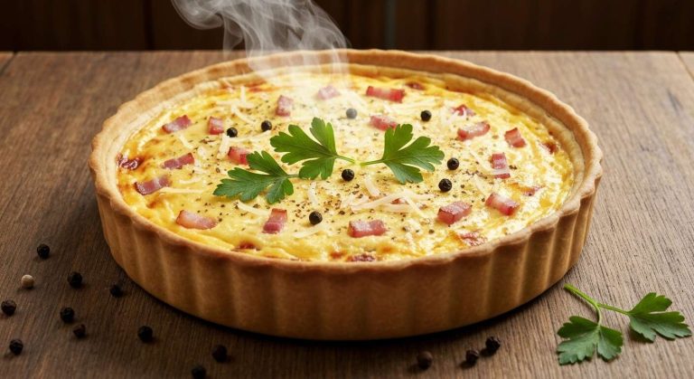 Quiche lorraine sans pâte Weight Watchers : recette légère et savoureuse