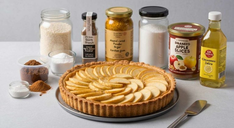 Tarte aux pommes sans gluten : recette facile et savoureuse