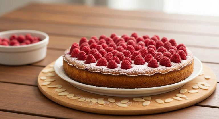Gâteau à la framboise : recette facile et rapide