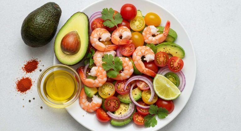 Salade d'avocats, crevettes et tomates : la recette savoureuse