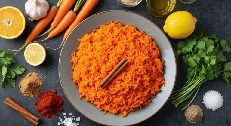 Carottes râpées à la marocaine : recette savoureuse