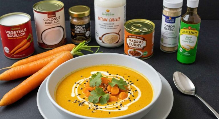 Soupe de carottes au curry : recette savoureuse et facile