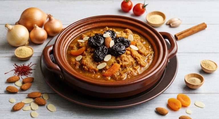 Tajine de boeuf aux légumes et épices