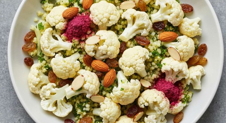 Taboulé détox au chou-fleur cru : une recette saine et savoureuse