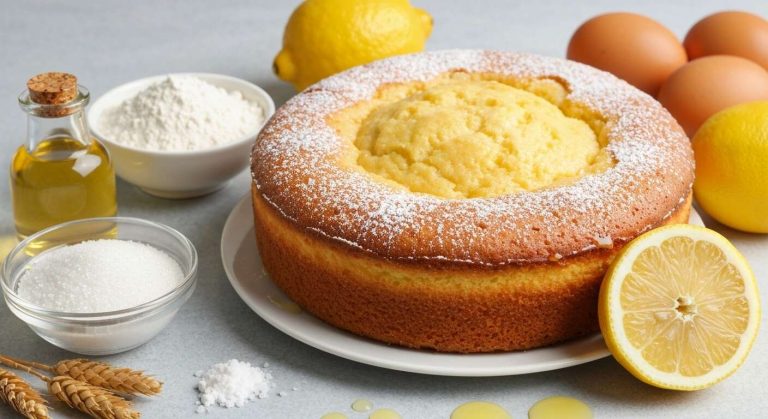 Gâteau léger au citron : recette facile et rapide