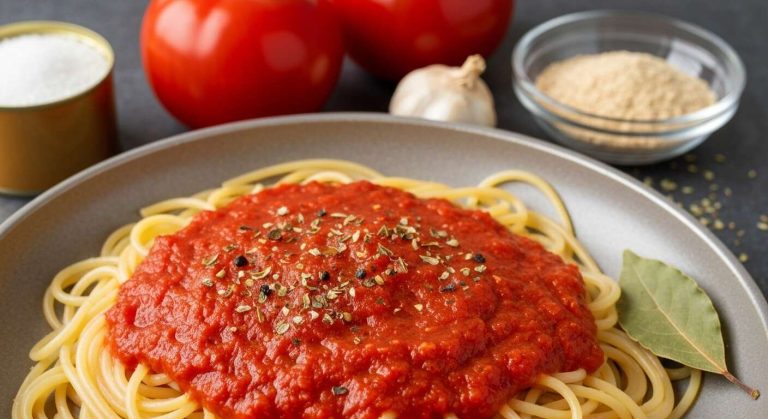 Spaghetti à la Sauce Tomate : recette Facile et Rapide