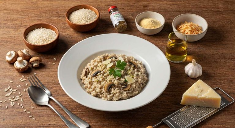 Risotto Crémeux aux Champignons de Paris : recette Savoureuse