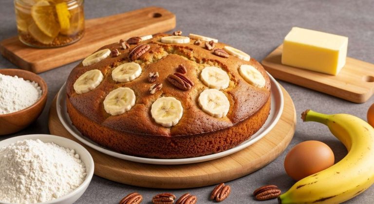 Recette de gâteau aux bananes moelleux et facile