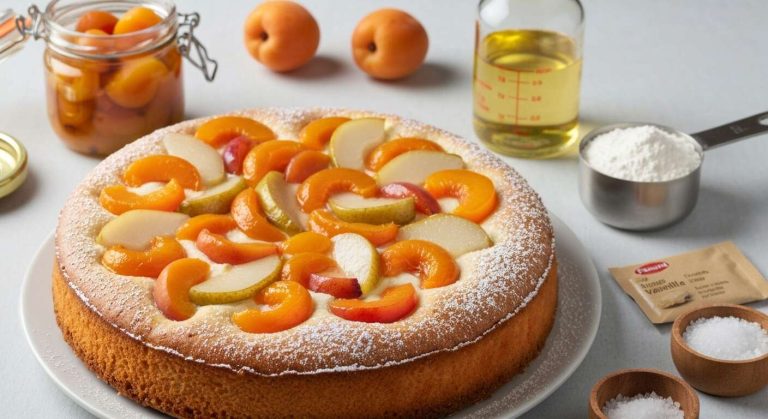 Gâteau au yaourt aux fruits : recette facile et rapide