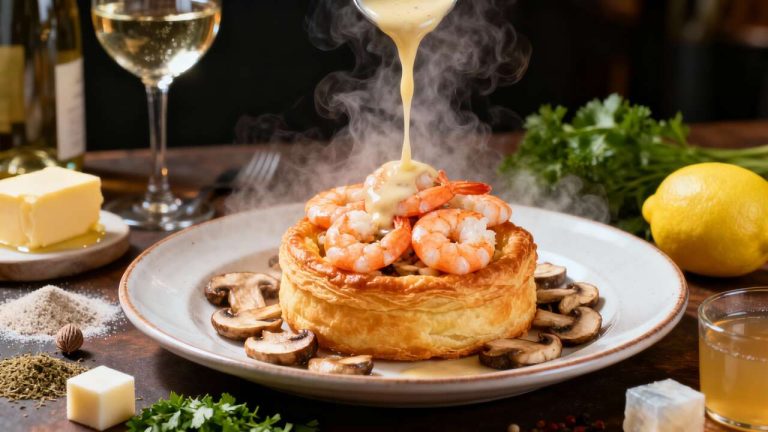 Recette de vol-au-vent aux crevettes : facile et savoureuse