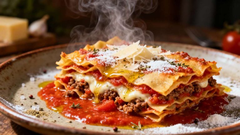 Lasagnes à la sauce tomate : la recette facile et gourmande