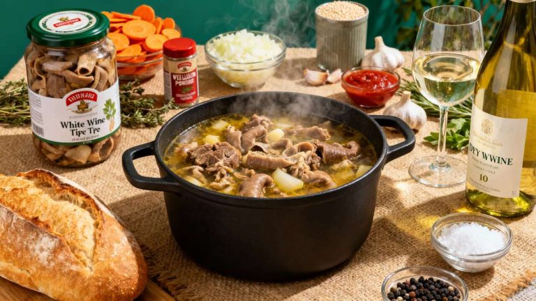 Tripes de Micheline au vin blanc : recette authentique