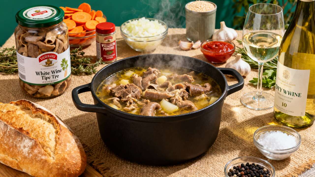 Tripes de Micheline au vin blanc : recette authentique