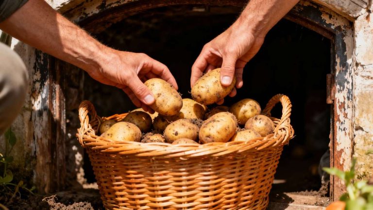 Récolter et conserver les pommes de terre