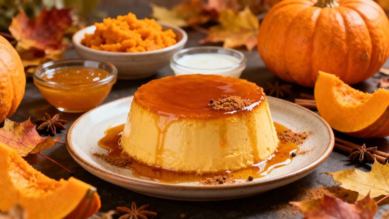 Flan de potimarron sucré : recette gourmande