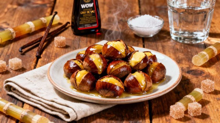 Recette de châtaignes au beurre tendre