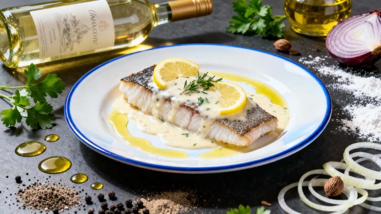 Roussette au vin blanc : recette savoureuse et facile