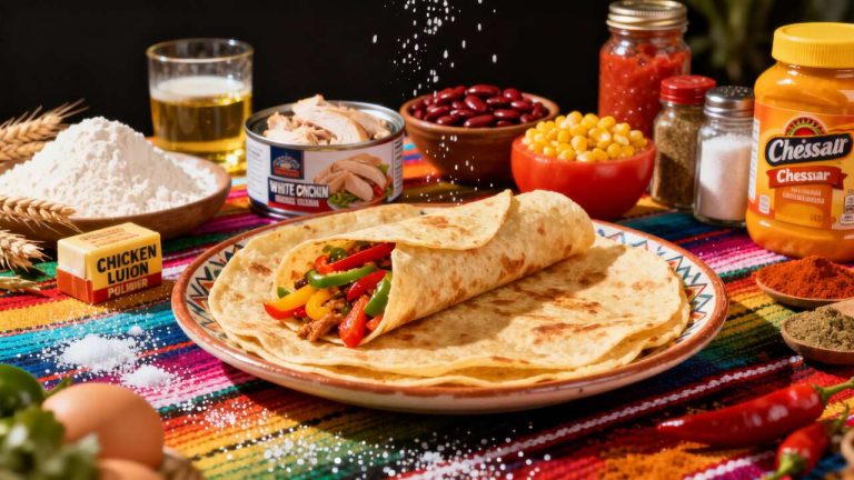 Crêpes à la mexicaine : recette savoureuse et épicée