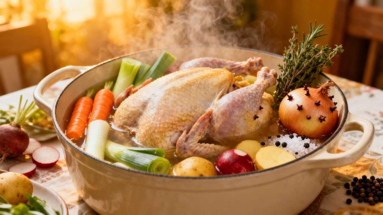 Poule au pot au Cookeo : recette facile et savoureuse