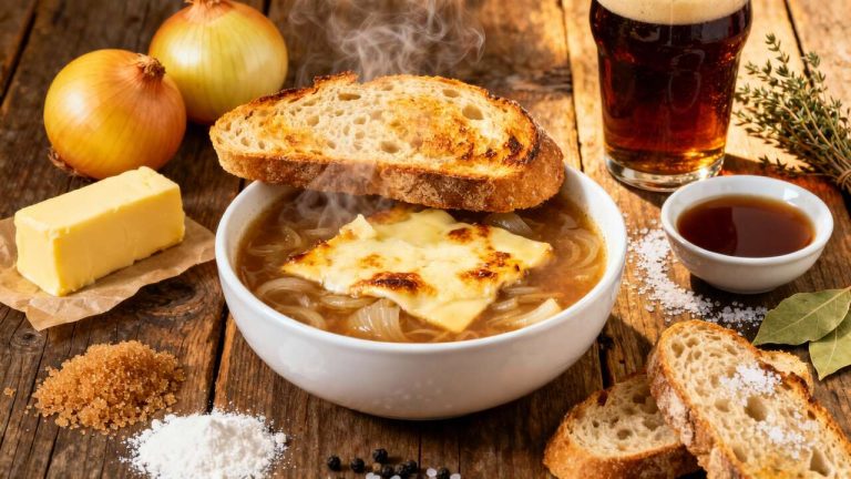 Soupe à l&rsquo;oignon du Nord : recette authentique et savoureuse