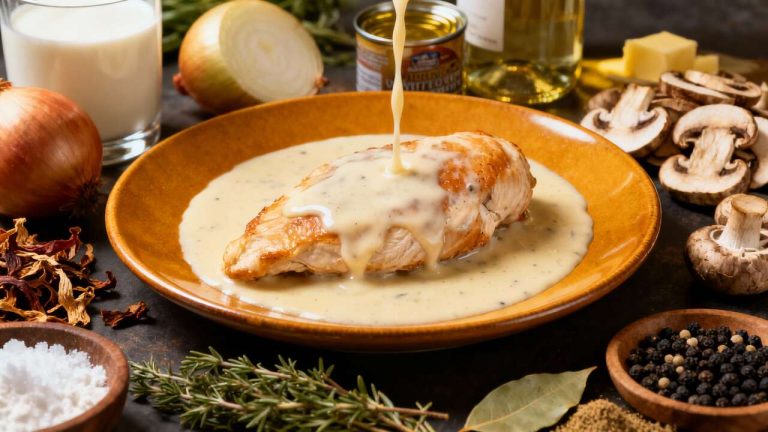 Filets de Poulet à la Crème et Vin Blanc : recette Gourmande