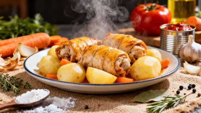 Recette de paupiettes de dinde aux pommes de terre