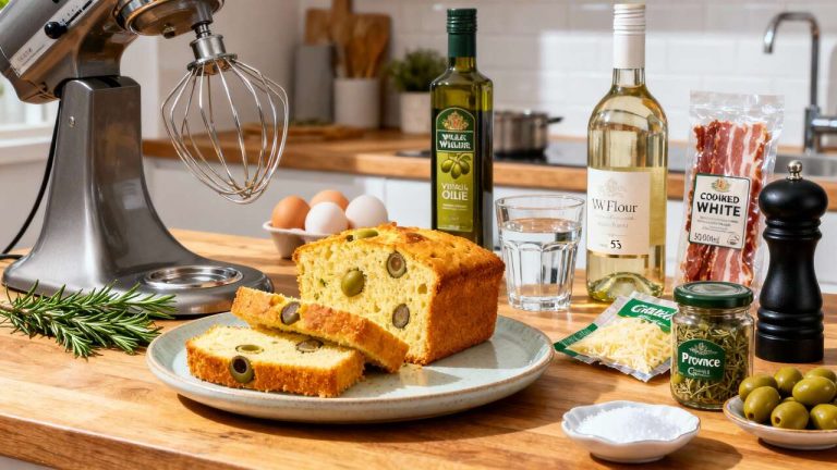 Cake aux olives au Thermomix : recette facile et savoureuse