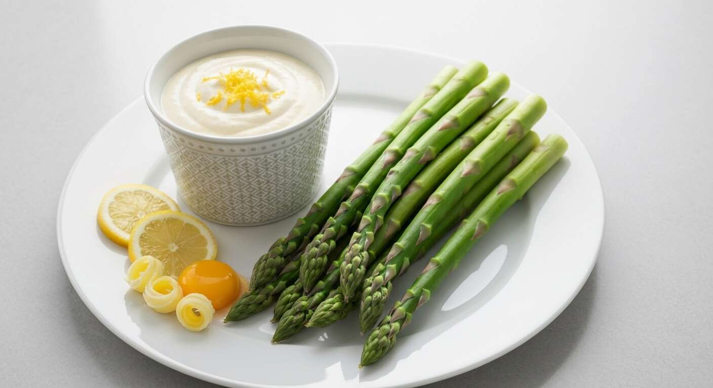 Asperges et sauce mousseline au Thermomix : la recette facile