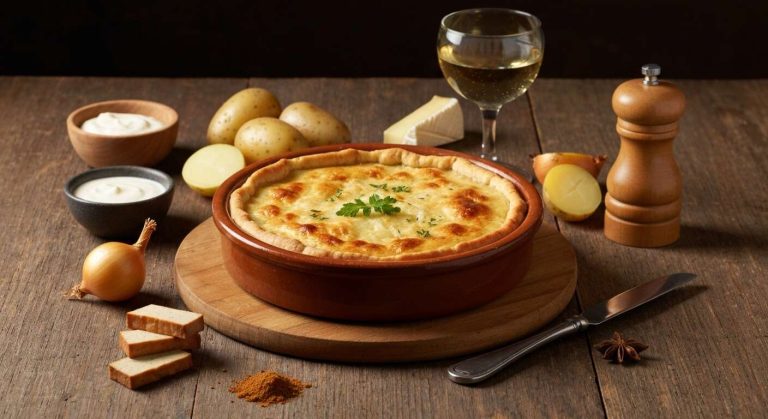 Recette de tartiflette végétarienne savoureuse